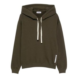 Jil Sander Hoodies & sweatvesten, Heren, Groen, L, Hoodies