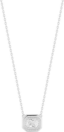 Glaze Jewelry Silver Cz Necklace
