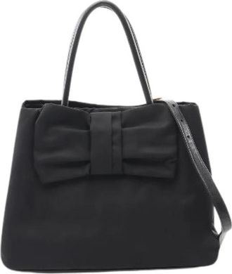 Prada Pre-owned Handbags, female, Black, Size: ONE SIZE Pre-owned Nylon prada-bags