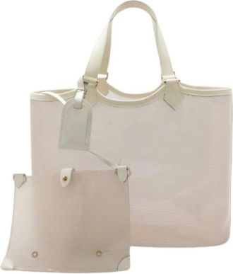 Louis Vuitton Pre-owned Vintage Tote Bag - Dames - Vintage Shopper - Wit - ONE Size - Leer - Vintage