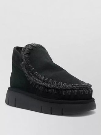 Mou shearling ankle boots