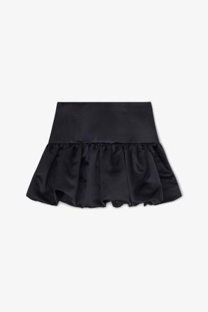 Ganni Skirt in Black Satin - Size 10/12