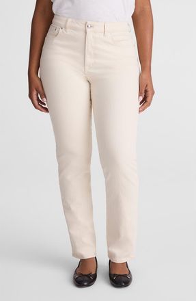 Madewell The Curvy Jules Slim Straight Leg Jeans in Vintage Canvas at Nordstrom Rack, Size 28