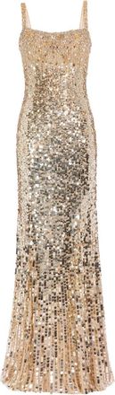 Jenny Packham Abito lungo Mirabeau - Oro