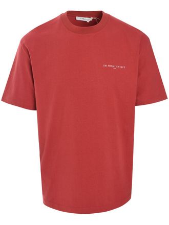 Ih Nom Uh Nit logo-print T-shirt - Red