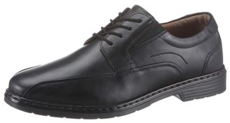 Josef Seibel Schn&uuml;rschuh JOSEF SEIBEL Alastair, Herren, Gr. 40, schwarz, Glattleder, unifarben, Schuhe Schn&uuml;rschuh, mit feinen Ziern&auml;hten, Freizeitschuh, Halbschuh