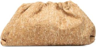 Bottega Veneta Pre-owned Clutches, female, Brown, Size: ONE SIZE Pre-owned Fabric Clutch