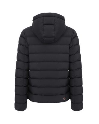 Colmar Quilted with Detachable Hood Down Jacket - Black