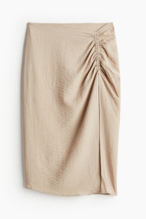 H&M Strandjupe mit Tunnelzug - Beige