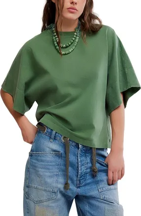 Free People We The Free Atlas Dolman Cotton Top in Forest Fairy at Nordstrom, Size X-Large