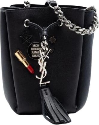 Saint Laurent Bolso Cubo Pre-owned - Pre-owned - Mujer - Negro - ONE SIZE