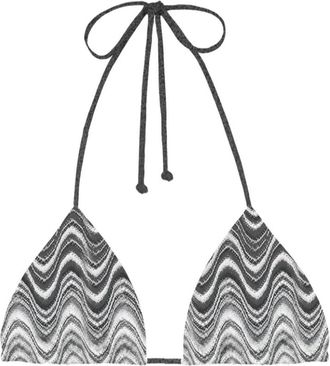MC2 Saint Barth Leah Rachel Zee golf Bikini - Dames - Bikinis - Zwart - L - Badmode