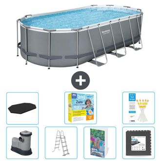 Bestway Piscina Bestway Power Steel Oval - 549x274x122 Cm - 8-piezas S607