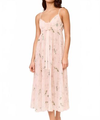 Rya Collection Breeze Gown Set In Blush Whitebell