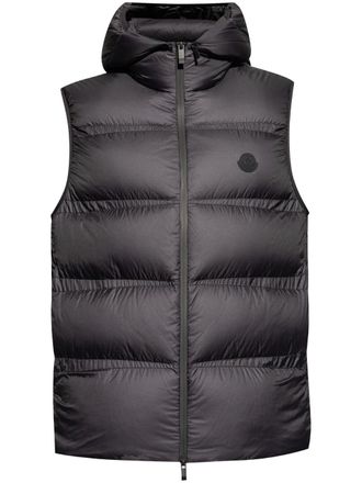 Moncler Lausen bodywarmer met capuchon - Blauw