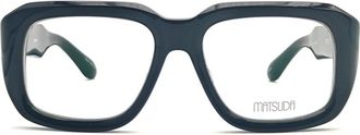 Matsuda Vierkante Bril - Heren - Brillen - Zwart - ONE Size - Accessoires