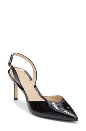 Stuart Weitzman Julia 75 Slingback Pump in Black at Nordstrom Rack, Size 7.5