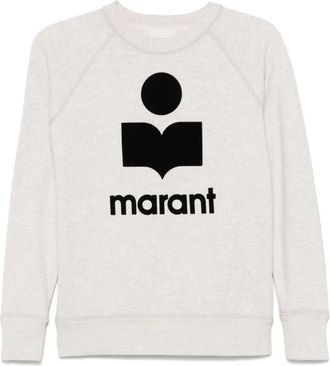 Isabel Marant Hoodies & sweatvesten, Dames, Beige, S, Katoen, Millyny Sweatshirt