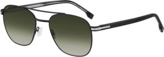 BOSS 1723/S K87/9K Mens Sunglasses Silver Size 56