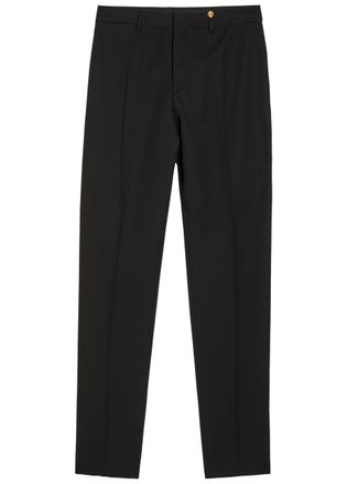 Versace Tailored Wool Trousers - Black - 52 (IT52 / XL)