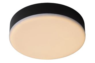 Lucide L&aacute;mpara de techo de aluminio con 1 led integrado, negro