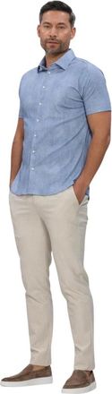 DeSoto Heren, Overhemden, Blauw, Maat: L