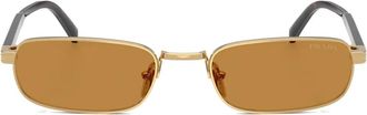 Prada Occhiali da sole squadrati - Oro