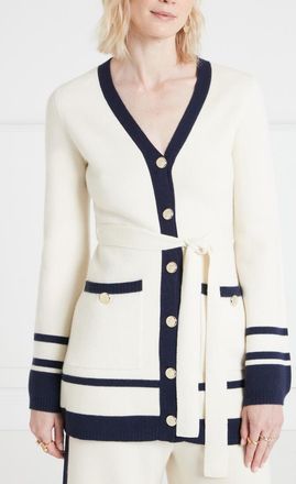 Temperley London Ribiera Knit Jacket in Ivory at Nordstrom, Size X-Small