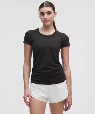lululemon Swiftly Tech Short Sleeve 2.0 Top In Black
