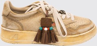 Autry Sneakers Medalist Low Super Vintage in pelle bicolore con effetto usurato