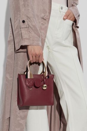 Furla Divide Mini Bag, Womens, Burgundy