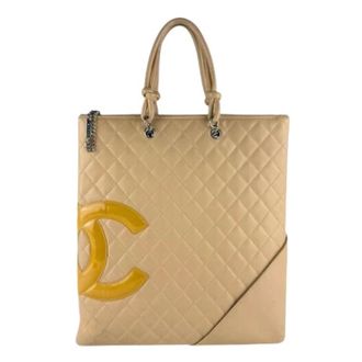 Chanel Pre-owned Tote Bags, female, Beige, Size: ONE SIZE Pre-owned Vintage Tote Bag