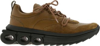 Ferragamo Ferragamo Olive Nima Running Sneakers, Size 7