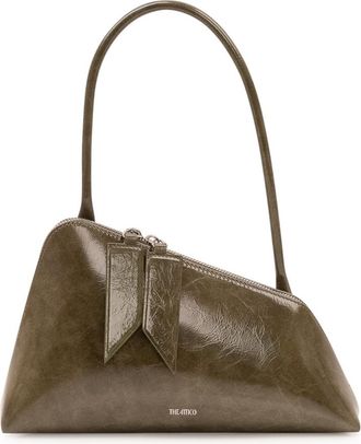 The Attico Olive Brown Sunrise Medium Shoulder Bag