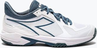 Diadora Mens Trofeo 2 All Ground Pickleball Shoe In White/oceanview