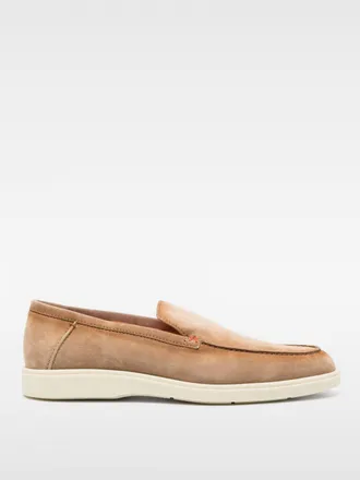 Santoni Loafers Men color Camel