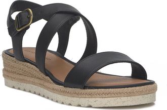 Lucky Brand Trianna Strappy Platform Sandal in Black Taobrl at Nordstrom Rack, Size 5.5