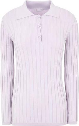 8 by YOOX RIB-KNIT L/SLEEVE POLO