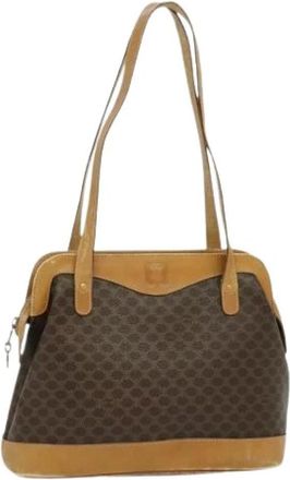 Celine Pre-owned Vintage Schoudertas - Dames - Vintage Schoudertas - Bruin - ONE Size - Leer - Vintage