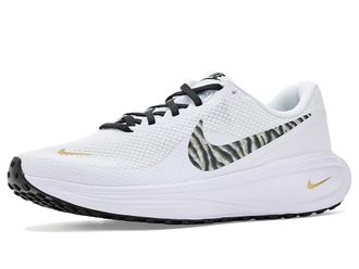 Nike Revolution 8 Womens Shoes White/Black/Metallic Gold : 10.5 M