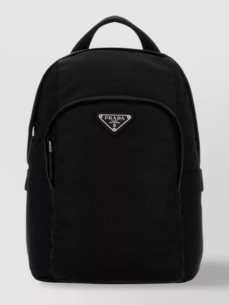 Prada fabric backpack adjustable straps