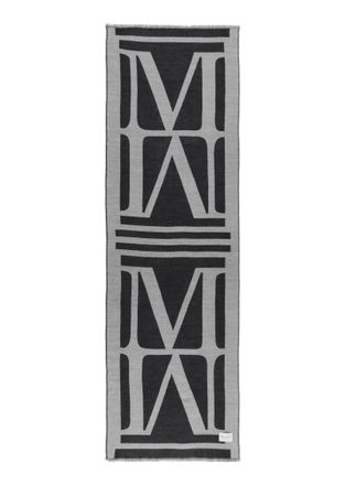 Marc O'Polo Modeschal MARC OPOLO aus Schurwolle-Viskose-Mix, Damen, dunkelgrau, Wolle, Modet&uuml;cher Modeschal