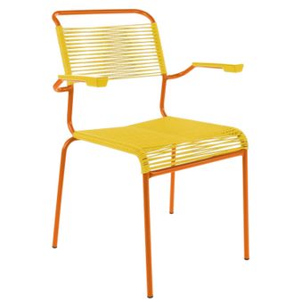 Schubiger M&ouml;bel Spaghetti-Stuhl S&auml;ntis mit Armlehnen