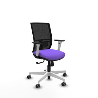 Piqueras y Crespo Silla De Oficina Piqueras Y Crespo Yunquera Blanco Espuma Alta Calidad