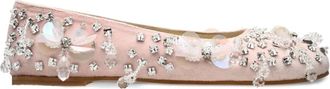 Anouki Ballerine con decorazione di cristalli - Rosa