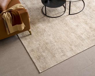Castlery Elise Beige Loom Knotted Area Rug by Castlery, 9 x 12