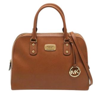 Michael Kors Pre-owned Handbags, female, Brown, Size: ONE SIZE Pre-owned Leather Handbag