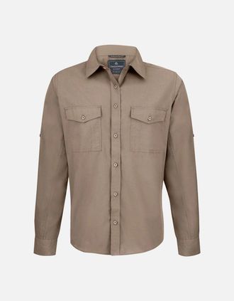 Craghoppers Mens Craghoppers Mens Expert Kiwi Shirt - Grey - Size: 44/Regular