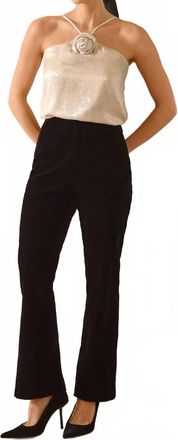 Greylin Milton Velvet Pant In Black
