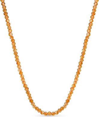 Jewelmak 14K Citrine Necklace